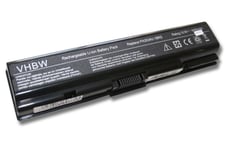 vhbw Li-Ion Batterie 4400mAh 10.8V pour ordinateur portable, Notebook Toshiba Satellite A500, A505, L200, M200, M205, T31 5W, T31 186C comme PABAS097.