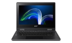 Acer TravelMate Spin B3 TMB311R-32 - Conception inclinable - Intel Pentium Silver - N6000 / 1.1 GHz - Win 10 Pro Édition Éducation nationale 64 bits (comprend Licence Win 11 Pro National Académique) - UHD Graphics - 8 Go RAM - 128 Go SSD - 11.6" IPS é