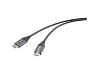 Speaka Professional Hdmi / Glasfiberanslutningskabel Hdmi-A-Kontakt, Hdmi-A-Kontakt 60 M Svart Sp-12842680 8K Uhd, Aoc (Active Optical Cable) Hdmi-Kabel