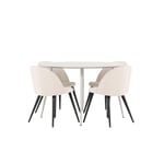 Plaza Matbord med Velvet Matstol