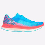 Skechers Go Run Razor Excess Womens Fitness Gym Running Sports Shoes Blue