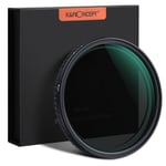 K&F Concept 72mm Green Coated Nano-X Variable Fader NDX/ ND2 - ND32 Filter