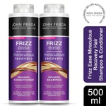 John Frieda Frizz Ease Miraculous Recovery Frizzy Hair Shampoo & Conditioner New