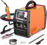 Poste A Souder,140A 230V Poste A Souder Mig 4 En 1 Fonction Soudeur Mig Sans Gaz/Arc/Mma/Lift Tig/Pistolet À Souder(Him200)
