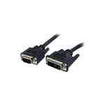 Startech - com 5m analogue dvi-a to vga male to male monitor cable - analog display adapter - 1x dvi-a male - 1x hd15 male,garantie à vie