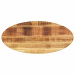 Bordsskiva 110x40x3,8 cm oval massivt mangoträ