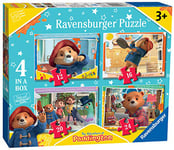 Ravensburger The Adventures of Paddington 4 in Box (12, 16, 20, 24 Piece) Jigsaw Puzzles for Kids Age 3 Years and Up