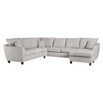 Scapa Manchester hörnsoffa med divan tyg grå B349 cm