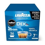 Lavazza, A Modo Mio Dek Cremoso Coffee Capsules, Decaffeinated Coffee Pods