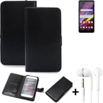 Protective cover for LG Electronics Neon Plus Wallet Case + headphones protectio