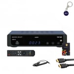 SERVIMAT Récepteur satellite HD + Carte TNTSAT V6 + Câble HDMI + Câble 12V