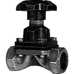 2,1/2&quot; Saunders ventil, redware