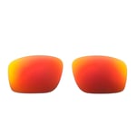 Walleva Fire Red Polarized Replacement Lenses For Oakley Mainlink Sunglasses