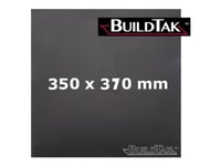 Buildtak Beläggning Med Baksida Original 3D-Utskriftsyta - Svart 350 X 370 Mm Bt350x370