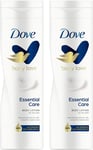 Dove Essential Nourishment Body Lotion - Dry Skin (250Ml) - Pack of 2