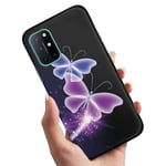 OnePlus 8T - Skal/Mobilskal Lila Fjärilar