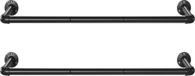 Skånska Möbelhuset Adjutant klädstång, 2-pack - Svart