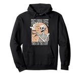 First I Drink Coffee Then I Do the Stuff Skeleton Halloween Pullover Hoodie