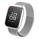 Smart Watch Bluetooth 5.0 Touch Screen Waterproof IP68 Forever Active Silver