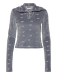 Mona Top Tops Sweat-shirts & Hoodies Sweat-shirts Grey ROTATE Birger Christensen