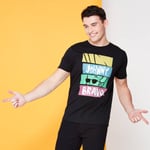 Cartoon Network Spin-Off Johnny Bravo 90's Slices T-Shirt - Black - 5XL