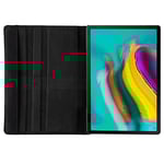 Coque Cool pour Samsung Galaxy Tab S5e T720 / T725 Similicuir Noir 10,5 po