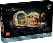 Diorama med Mos Espa-podrace - Lego fra Outland