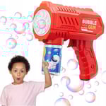LED-bubbelpistol + 100 ml patron Automatisk bubbelgenerator