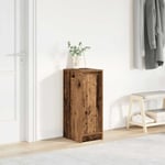Skoskåp gammalt trä 29,5x34x76 cm konstruerat trä