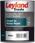 Leyland Trade - Specialist Coatings Direct To Metal Paint - Silver - 750ml