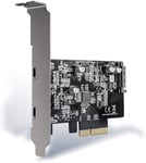 Maiwo KC014 PCI Express x4 kort till 2x externa USB32 Gen2 USB-C 10Gbps
