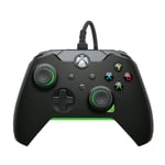 PDP Wired Controller: Neon Black - Xbox Series X|S, Xbox One, Xbox, Wi
