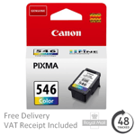 Genuine Canon CL546 Colour Ink Cartridge - For Canon PIXMA TS3150