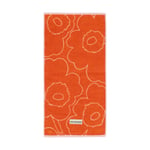 Marimekko Piirto Unikko towel 50x100 cm Burnt orange-pink