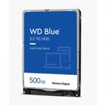 WD Blue WD5000LPZX - Disque dur - 500 Go - interne - 2.5" - SATA 6Gb/s - 5400 tours/min - mémoire tampon : 128 Mo