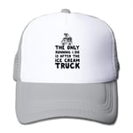 HomePink Classic Baseball Cap, The Only Running I Do is After The Ice Cream Truck Baseball Hats-Four Seasons