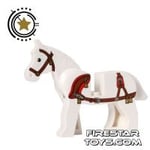 LEGO Animals Mini Figure - Horse with Harness - White