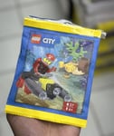 LEO CITY MINIFIGURE LEGO UNDERWATER SCOOTER 952311 PAPER BAGGY