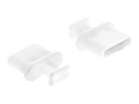 Delock Dust Cover For Usb Type-C Female - Dammskydd - Svart (Paket Om 10)