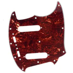 Musiclily Pro Vintage Tortoise 12 Hole Guitar Pickguard For Fender USA Mustang
