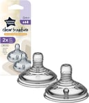 Tommee Tippee Closer to Nature Baby Bottle Teats, Breast-Like, Anti-Colic Valve,