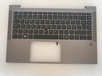 HP ZBook Firefly 14 G7 M14635-091 Norwegian Keyboard Norway Norse Palmrest NEW