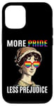 Coque pour iPhone 12/12 Pro Plus de fierté, moins de préjugés | LGBT Rainbow Flag Pride