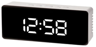 Acctim Medina Digital LED Alarm Clock - White