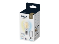 WiZ Whites - LED-glödlampa med filament - form: A60 - klar finish - E27 - 6.7 W (motsvarande 60 W) - klass A++ - varmvitt till dagsljus - 2700-6500 K