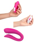Vibromasseur de couple en silicone stimulateur vaginal vibrant clitoris pénis