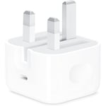 Chargeur Apple 20w Usb-C Power Adapter Uk Mhjf3b/A - Neuf Sans Packaging