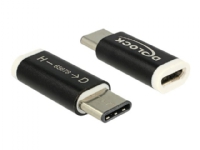 DeLOCK - USB-adapter - USB-C (han) til Micro-USB Type B (hun) - USB 3.1 - sort