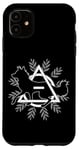 Coque pour iPhone 11 Sac à dos Wolf Theta Delta Logo Alpha Alter Kin Therian