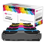 4 Toner Cartridge Unbrand Fits For Hp Colour Laserjet Cp2025 Cp2025dn Cp2020